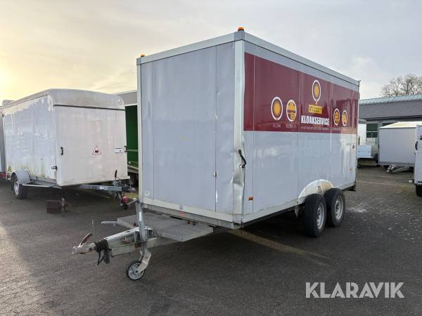 Lukket trailer Humbaur 3500