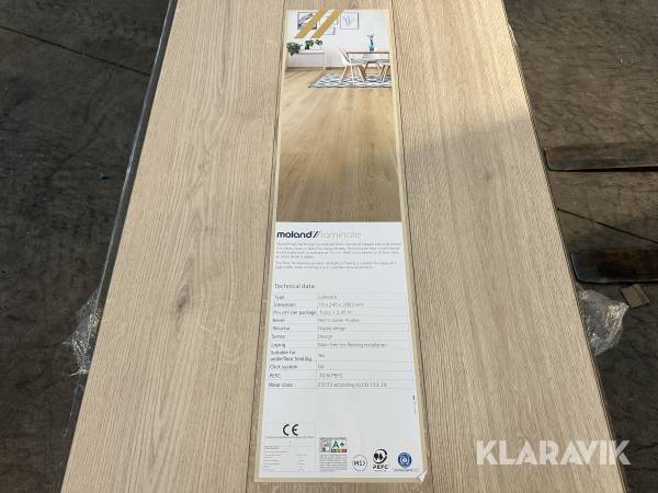 Moland High Performance Laminate Wideplank Design Svaneke Eg 10mm - 88,2 m2