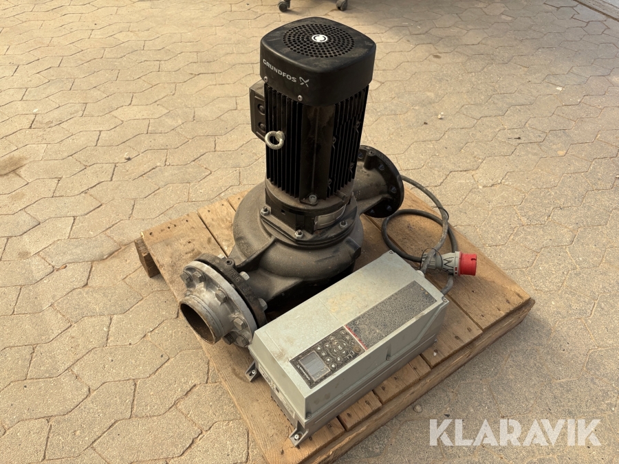 Pumpe Grundfoss MG90LC4-24F165-H3 med frekvensomformer