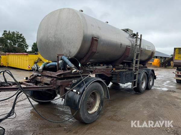 Tankanhænger HFR P240 rustfri tank