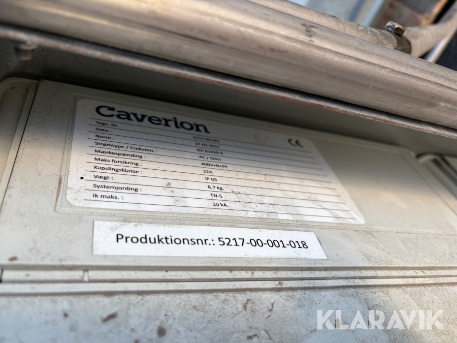 Byggestrømstavler Caverion 2 stk