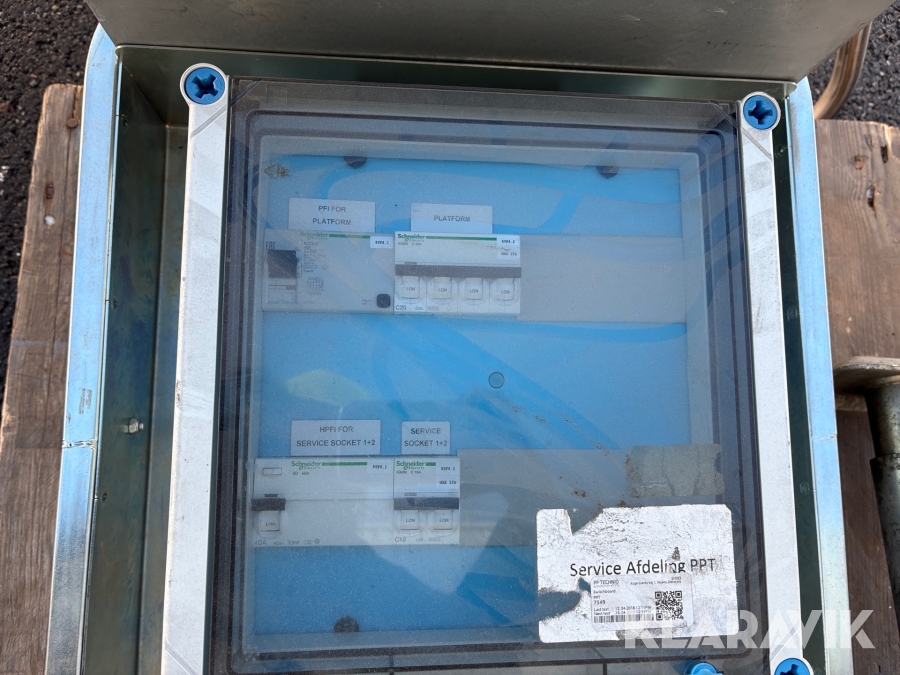 Byggestrømstavler Caverion 2 stk