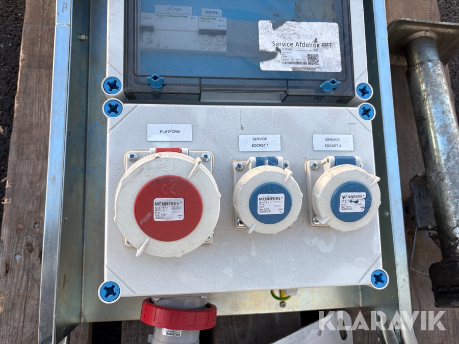 Byggestrømstavler Caverion 2 stk