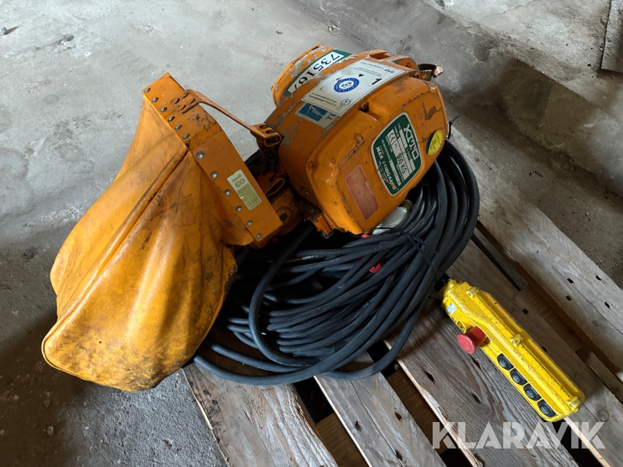 Løftetalje Kito 1’000 kg.