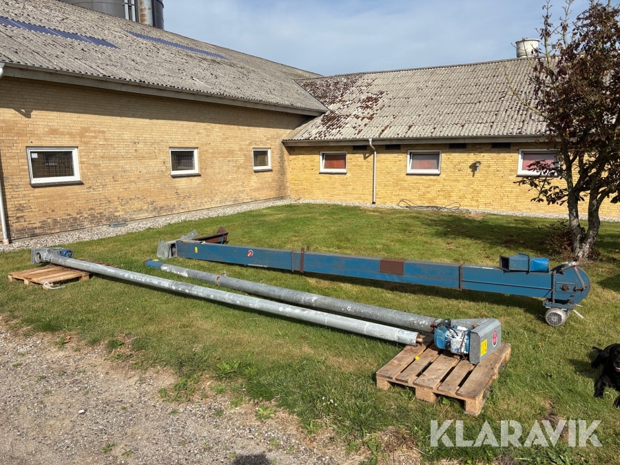 Kornelevator JE-MA 1 styk og Kornsnegl JE-MA 2 styk