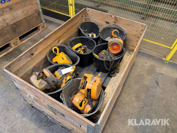 Kædetalje 500 kg Kito CF005 10 stk