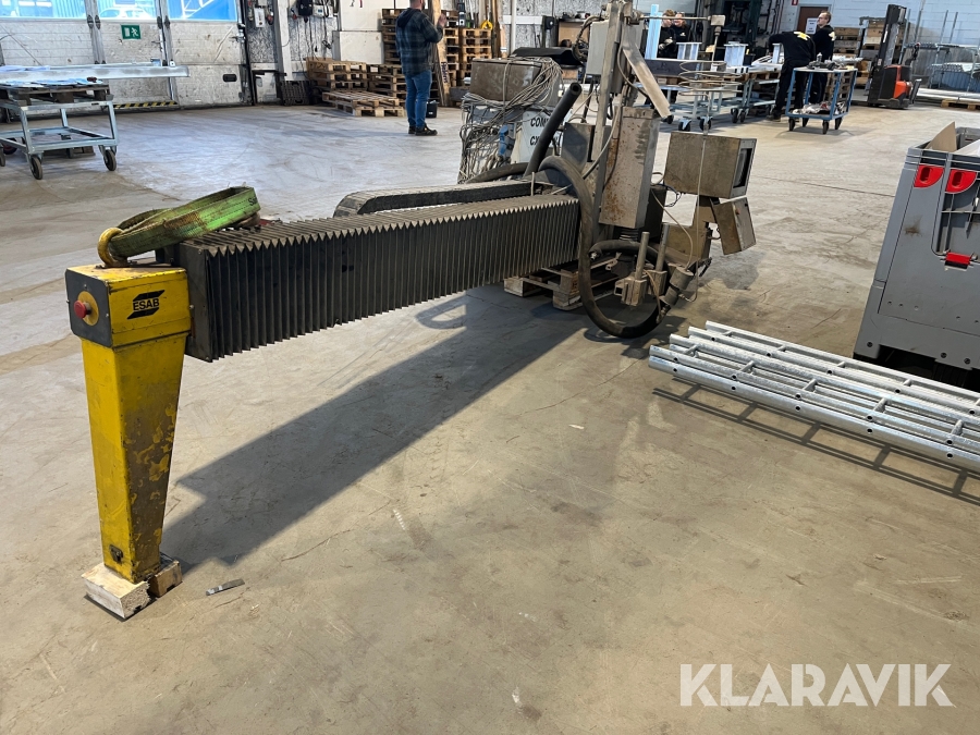 Vandskærer ESAB CXC-P-WJ-3500 med vandkar pumpe og reservedele