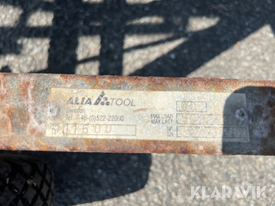 Transportvogn Alia tool 11600 2 styk