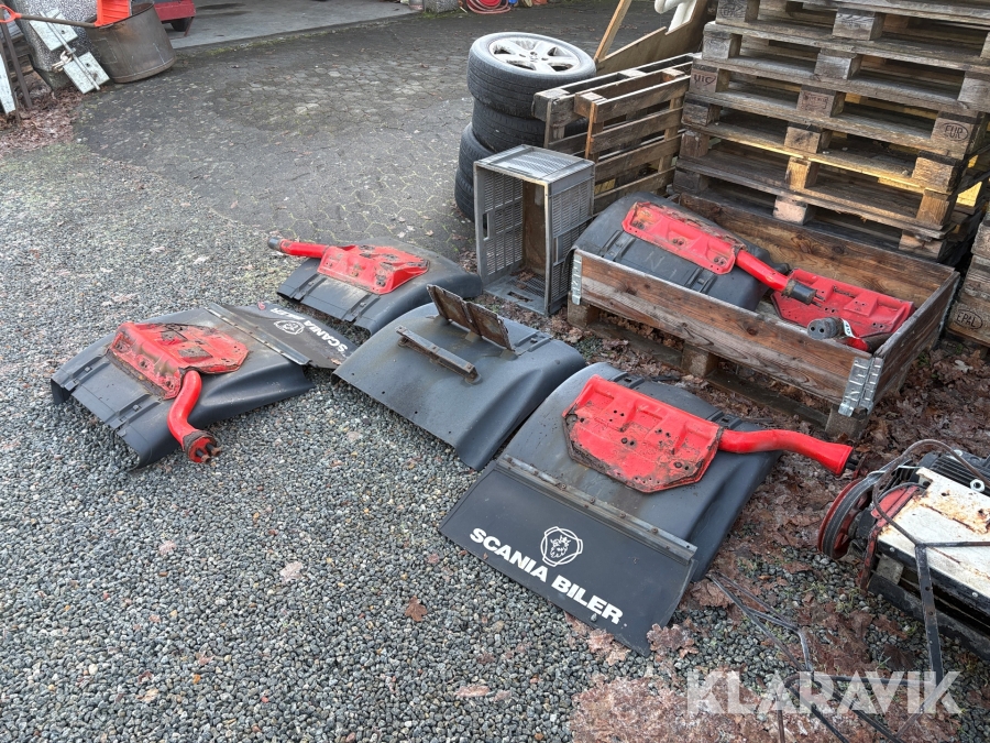 Skærmstivere og beslag til Scania R-serie