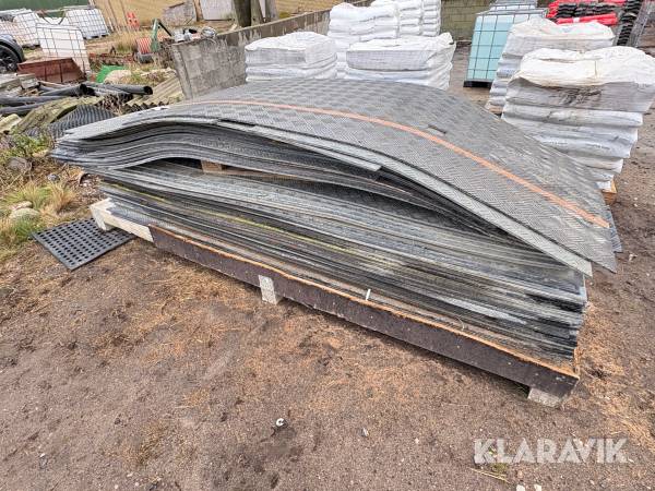 Køreplader plast 63 styk