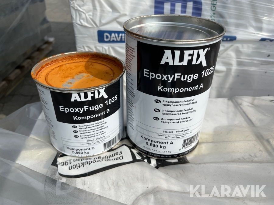 Epoxy Fuge Alfix 1025 komponent B 4 kasser