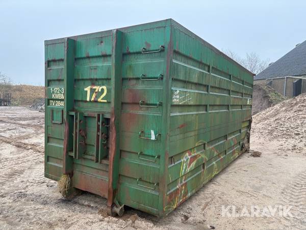 Høj container kasse.