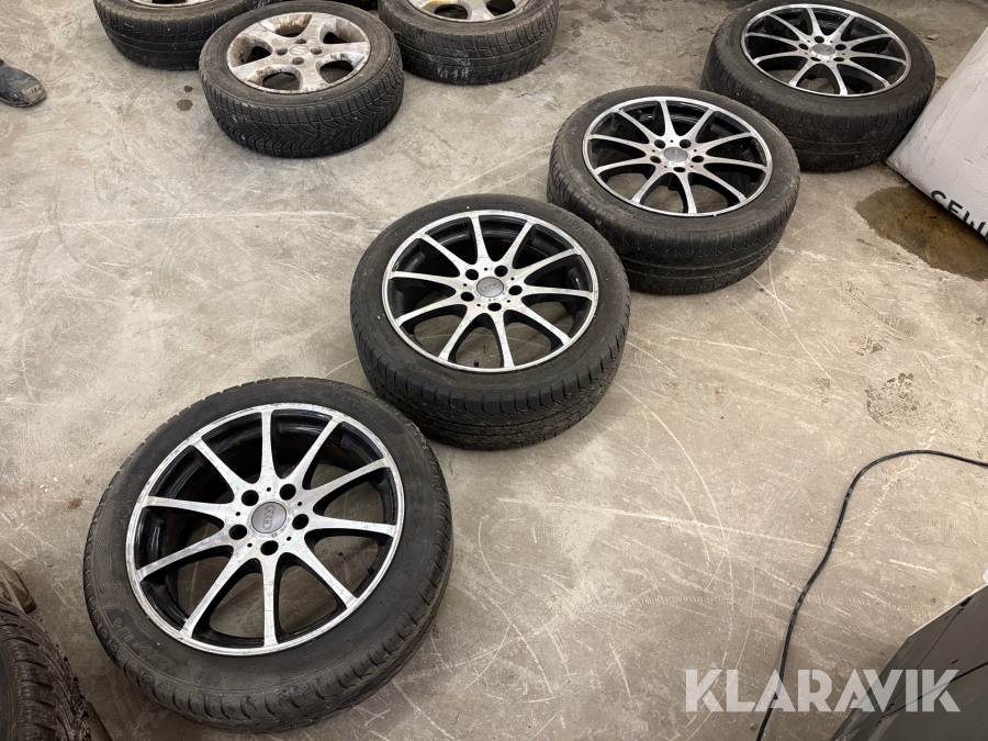 Alufælge med dæk Audi
