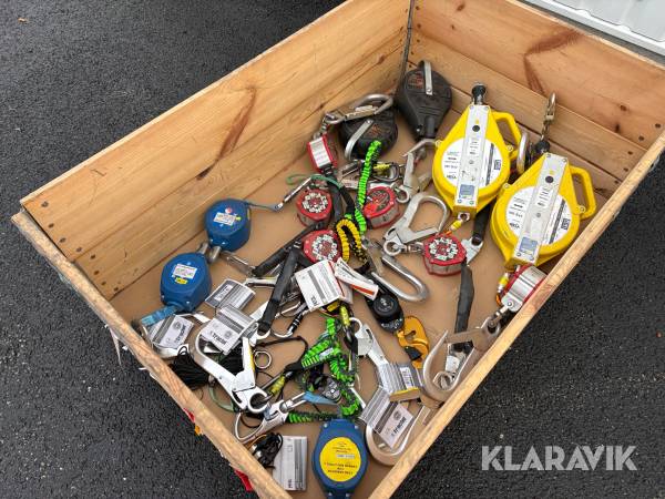 Faldsikringsydstyr Tractel, petzl