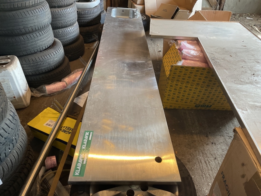 Køkken bordplade rustfristål