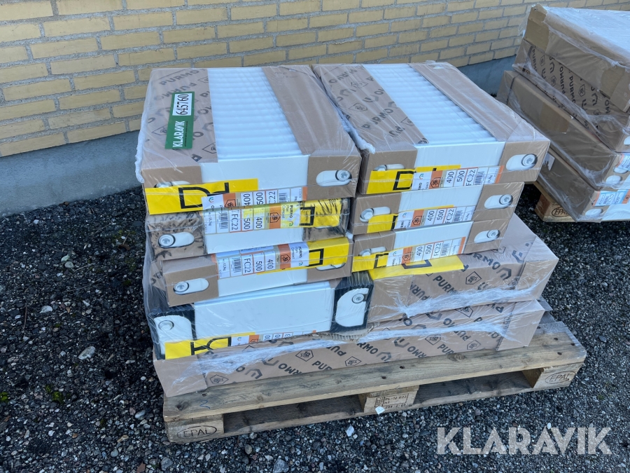 Radiatorer Purmo Plan Compact 9 stk