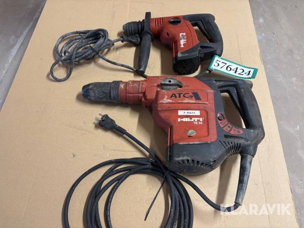 Borehammer Hilti TE 56 ATC og TE 6-S