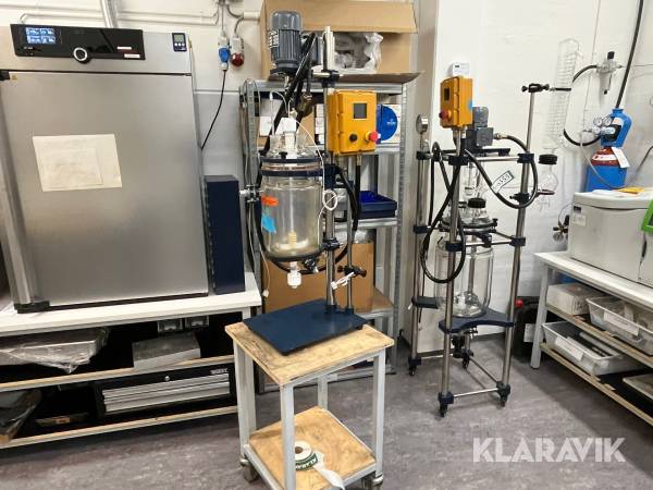 Kemisk reaktor med dobbeltkappe 5 Liter