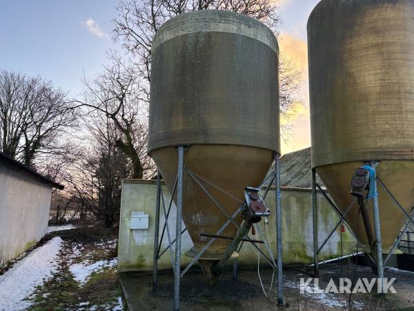 Glasfiber silo Tunetanken 13m3