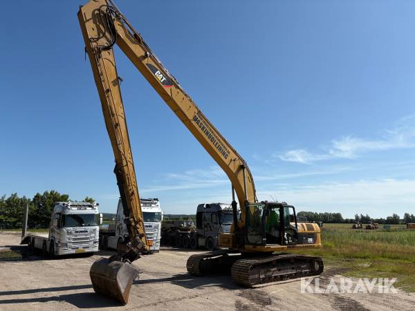 Gravemaskine Caterpillar 329D Long Reach