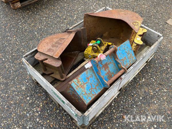 Skovle og adapter til lynskifte