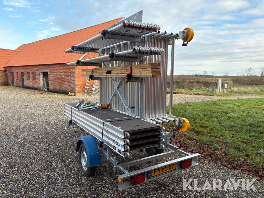 Stilladstrailer Kongeaa Neptun N7-17