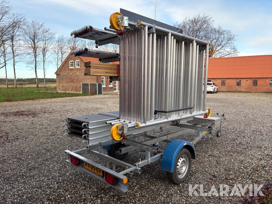 Stilladstrailer Kongeaa Neptun N7-17