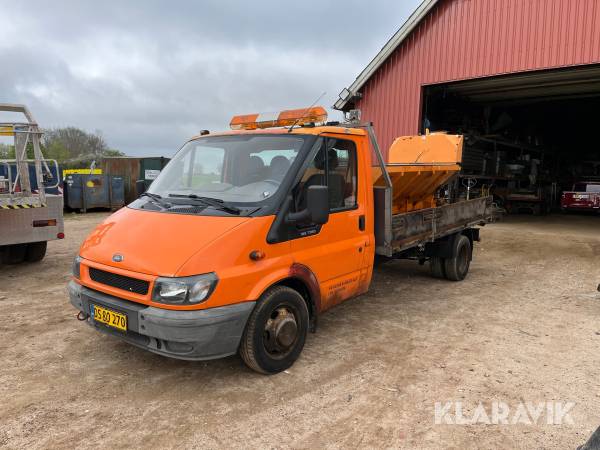 Ladbil med saltspreder Ford 125 T350 LD