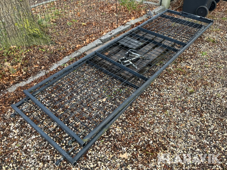 Sortlakeret dobbelt låge