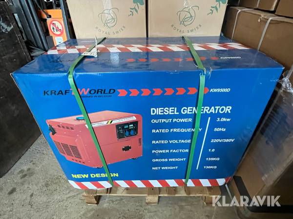 Diesel generator KraftWorld KW9500D