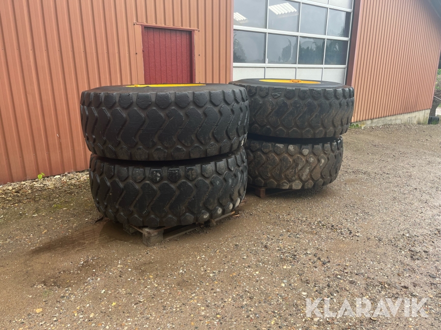 Komplette hjul Goodyear & Michelin 4 styk