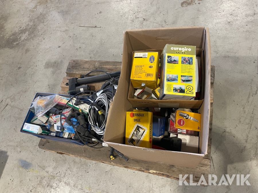 Blandet ledninger og lygte covere