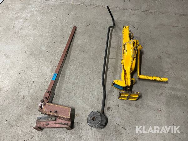 10T Donkraft, rulle og jernklipper