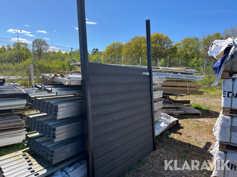 Komposit hegn Kirkedal 10 sæt af 180 cm 