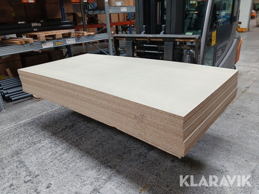 Spånplader 19mm vandfast limet 45m2