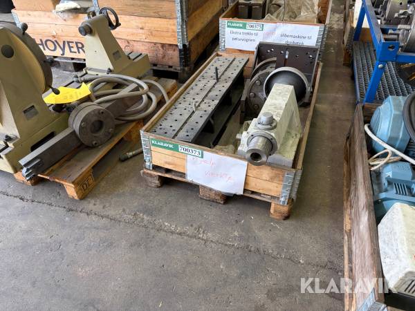 Udstyr til dreje/fræsebænk