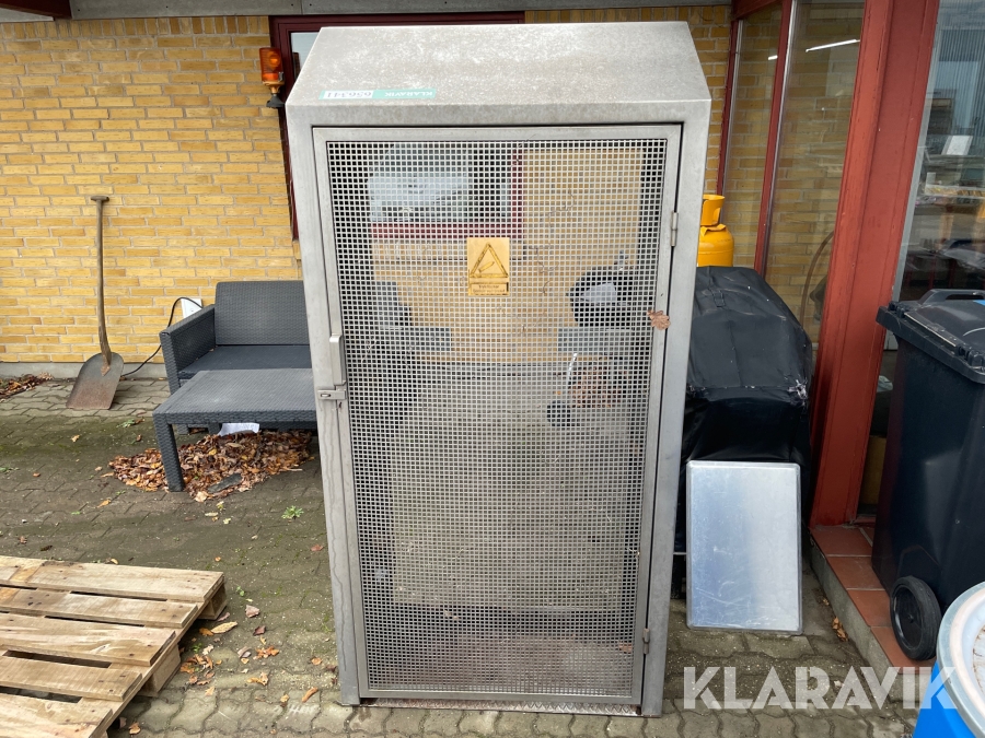 Gasskab rustfrit