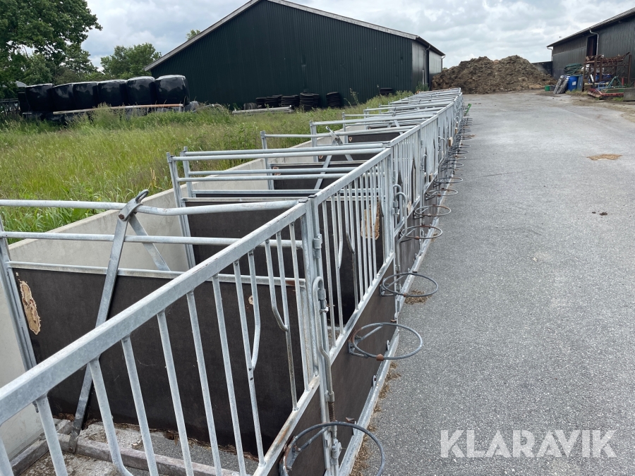 Kalvebokse 9 styk Fremtidens stald inventar
