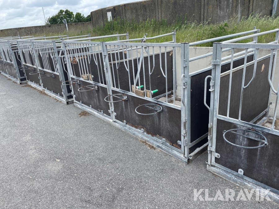 Kalvebokse 9 styk Fremtidens stald inventar