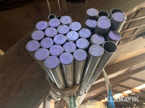 Rustfri rør 180 meter