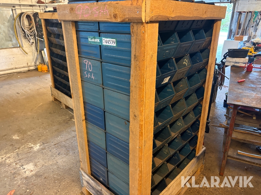Opbevarings kasser - 90 styks