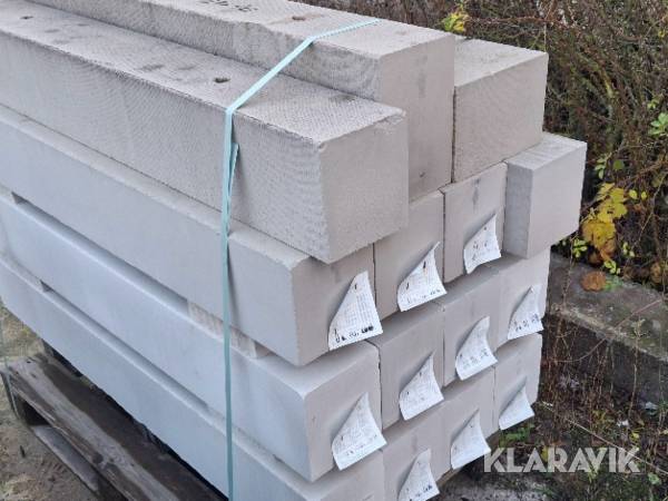 Gasbeton overlæggere 12 styk