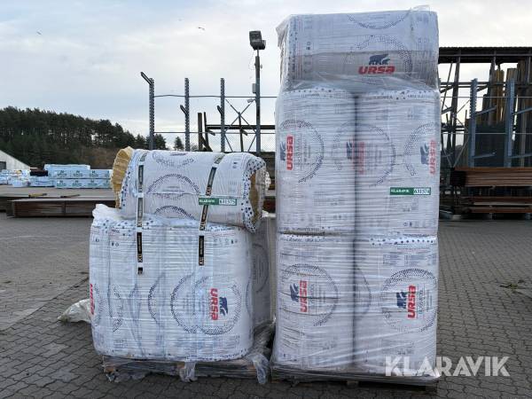 Glasuld isoleringsbatts URSA A37 – 95 mm, 241 m²