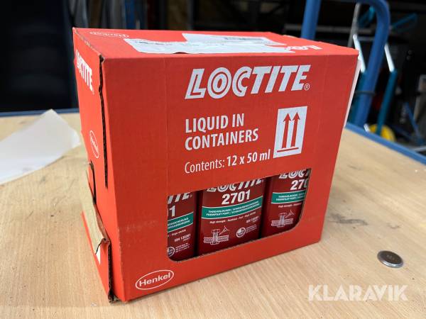 Skruesikring Loctite 2701 12x50 ml