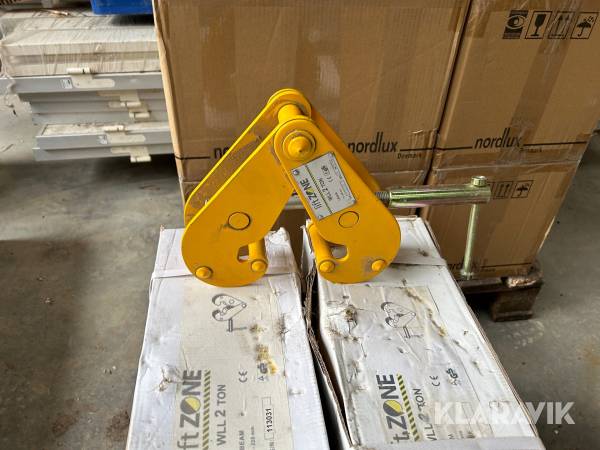 Bjælkeklo Liftzone WLL 2 tons