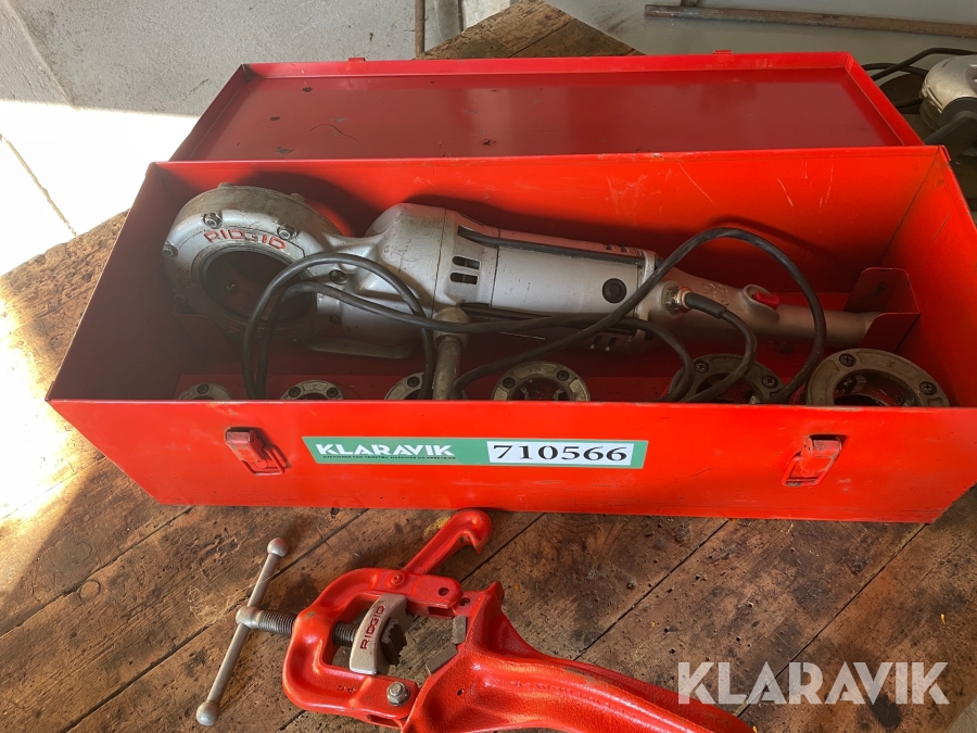 Gevindskæremaskine Ridgid 700 bærbar