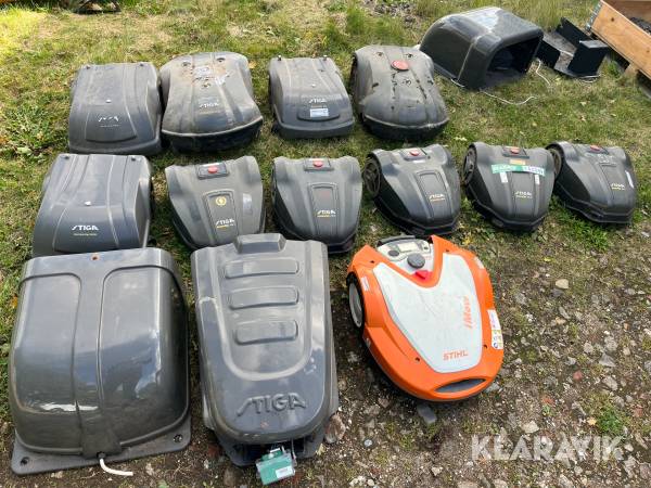 Robotplæneklipper blandet lot 