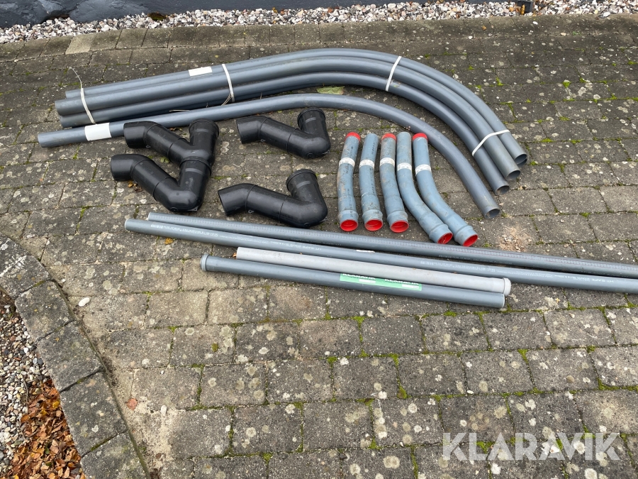 Diverse rør og fittings, Kolding, Klaravik auktioner