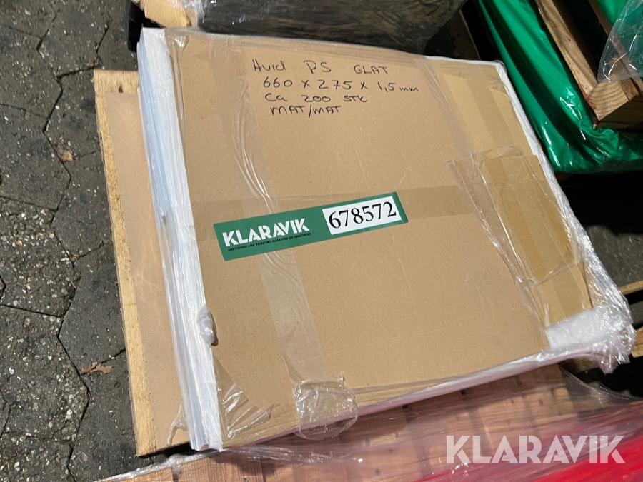 Hvid polystyren plader 200 styk 