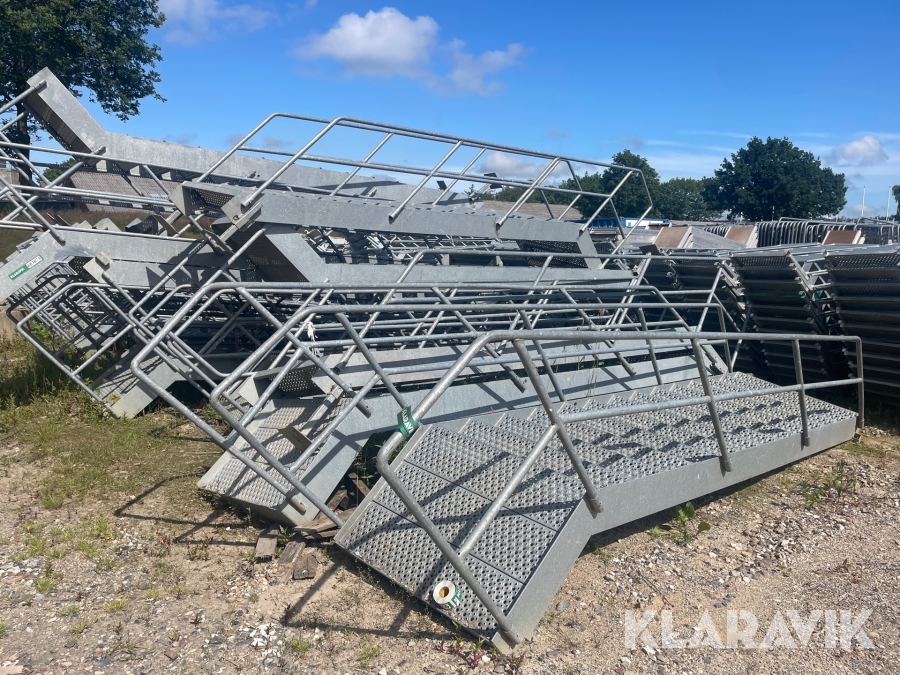 Trapper rustfri 8 stk